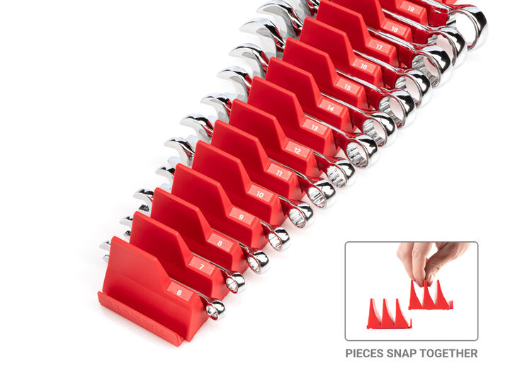 Tekton Stubby Combination Wrench Set, Organizers, (1/4-3/4 Inch, 6-19 mm), large image number 3