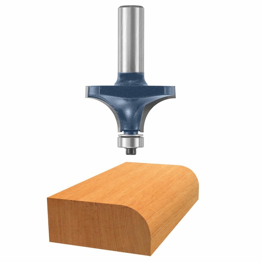 Bosch 1in x 1 1/4in Carbide Tipped Roundover Bit, large image number 1
