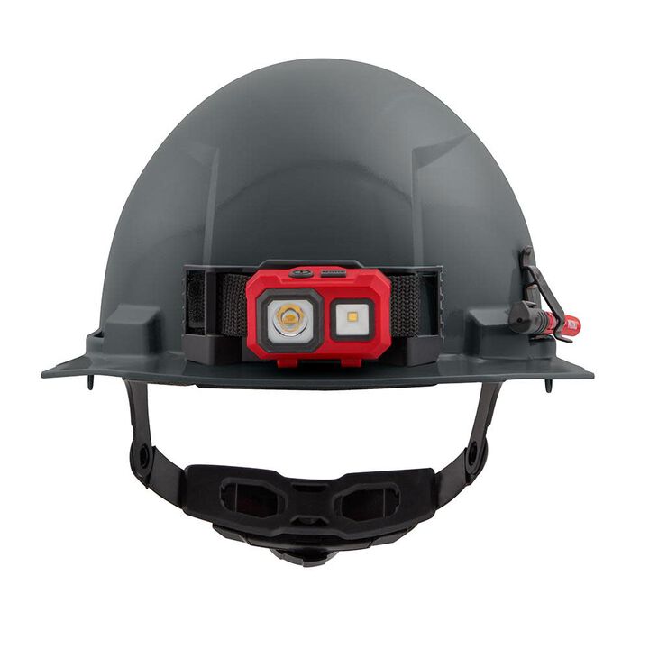 Milwaukee Gray Front Brim Hard Hat with 6pt Ratcheting Suspension Type 1 Class E, large image number 11