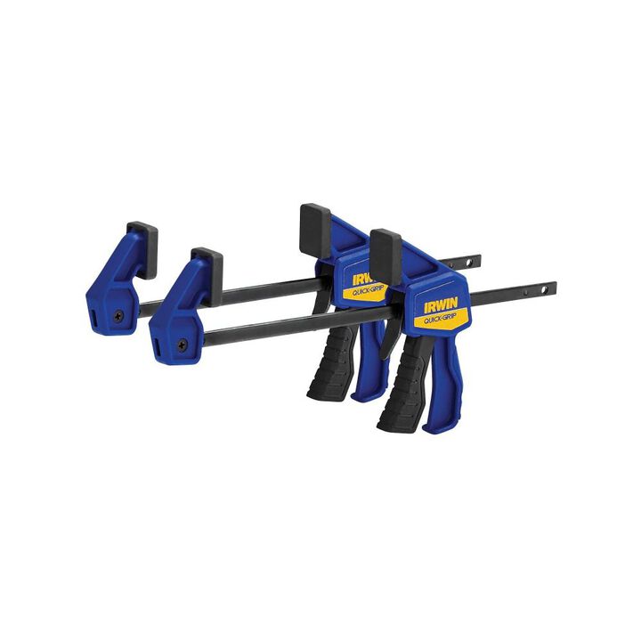 Irwin Quick-Grip Bar Clamp, One-Handed, Micro, 4-1/4 in, 2-Pack