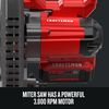 CRAFTSMAN V20* Cordless 7-1/4 Inch Sliding Miter Saw Kit, small image number 3