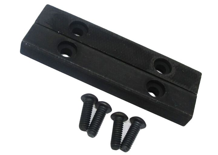 Wilton 1 Inch Steel Replacement Serrated Vise Jaw Set with Screws