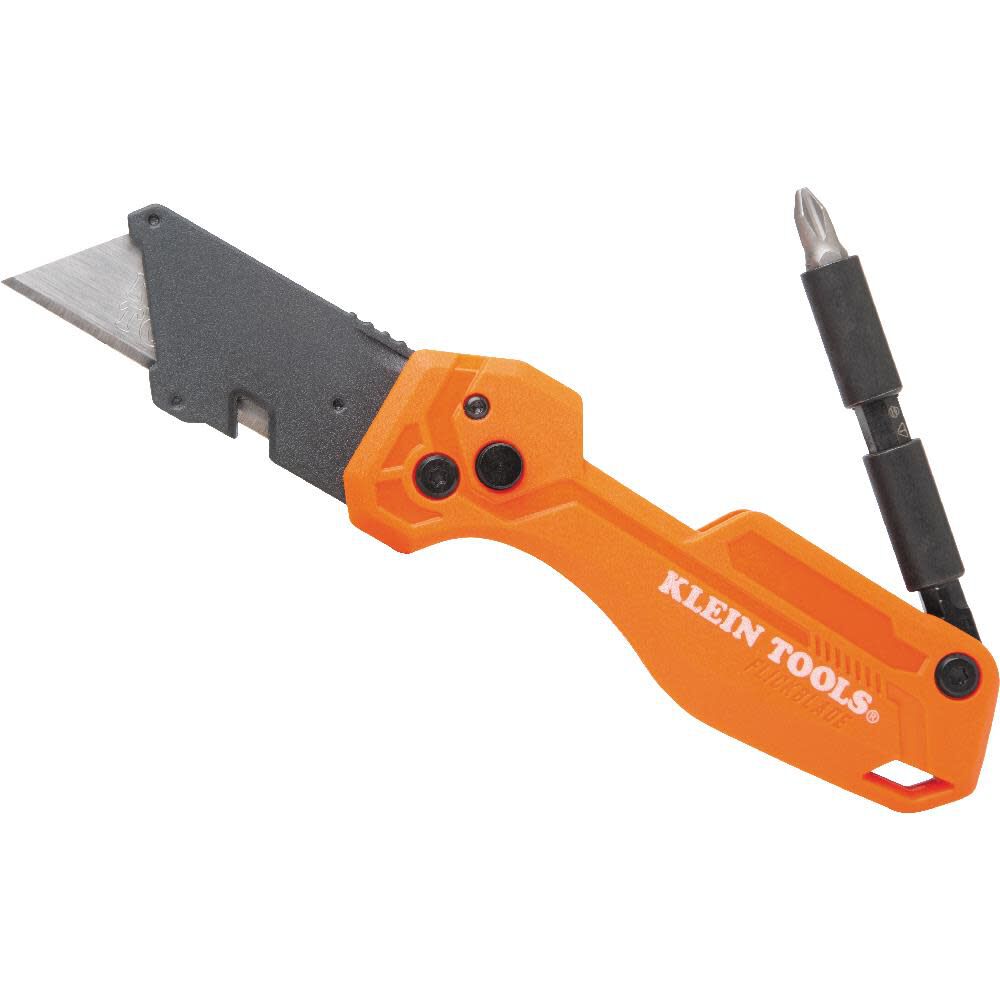 Klein Tools Folding Utility Knife With Driver, large image number 3