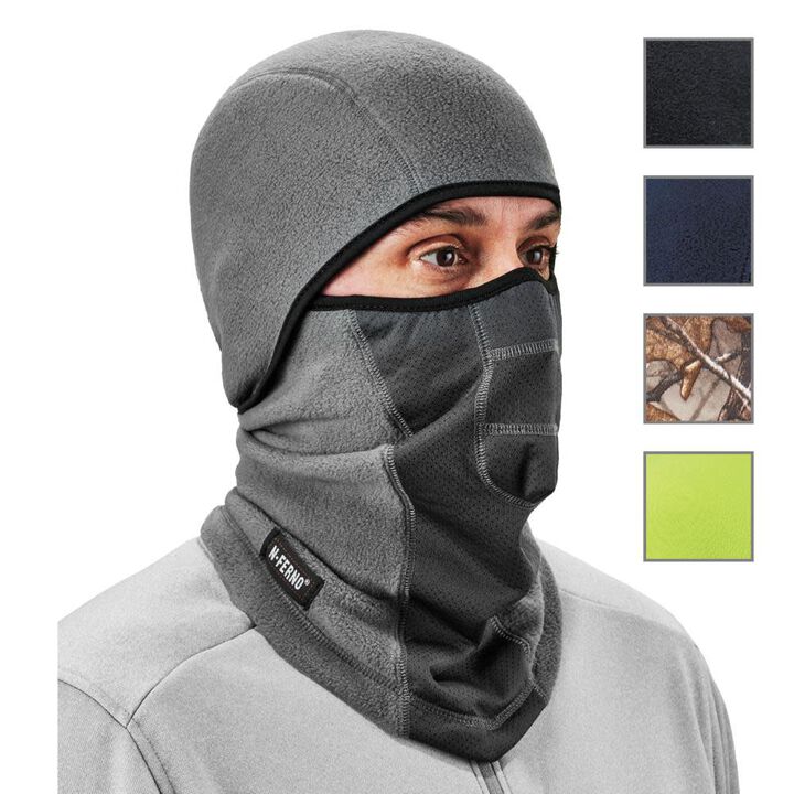 Ergodyne N Ferno 6823 Balaclava Face Mask Windproof Hinged, swatch