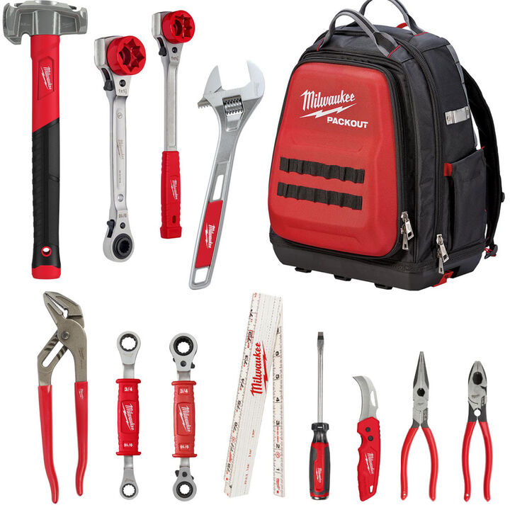 Milwaukee Standard Utility Lineman Apprentice Hand Tool Kit