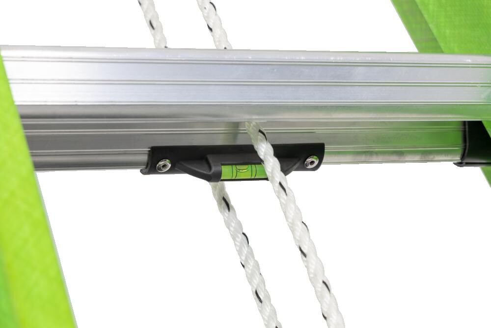 Werner AERO Extension Ladder 32' IAA FG Box Rail/Tri Rung Cable Hook V Rung, large image number 7
