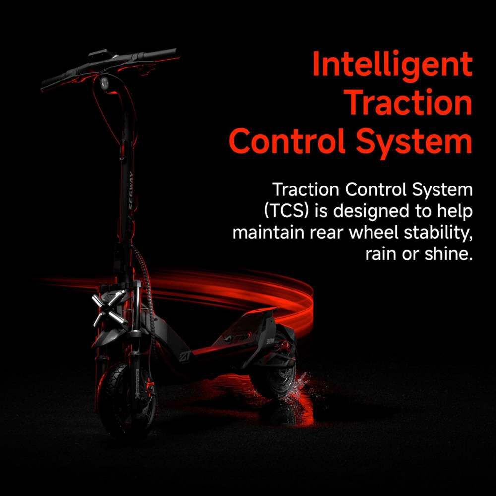Segway ZT3 Pro Electric Scooter 24.9 MPH Black/Gray/Red, large image number 8