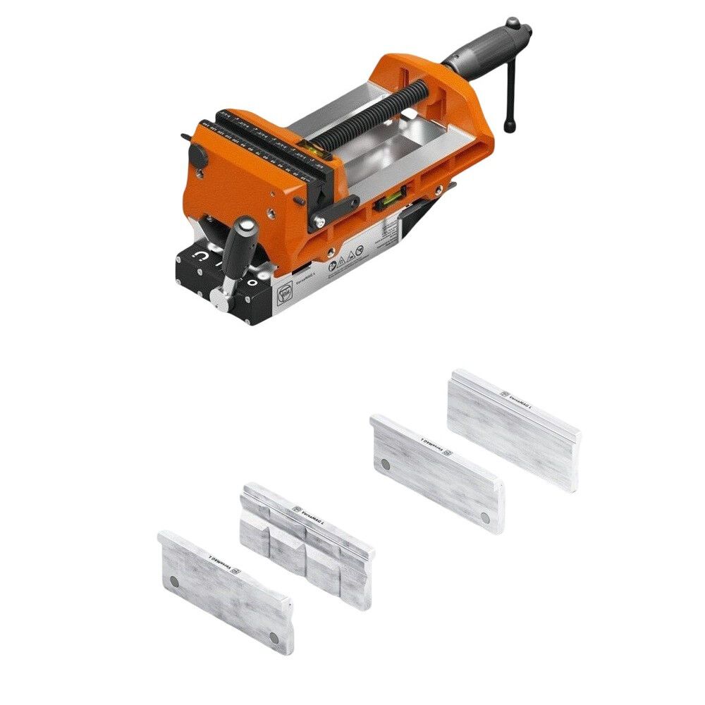 Fein VersaMAG VISE 160 L SET Magnetic Vise with Protective Jaws Bundle, large image number 1