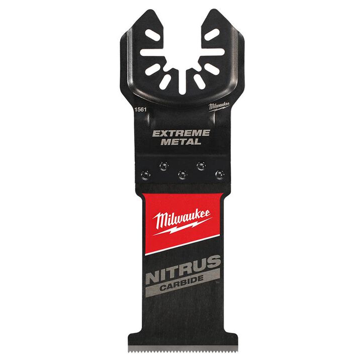 Milwaukee NITRUS CARBIDE Extreme Metal Universal Fit OPEN-LOK Multi-Tool Blade 10pk