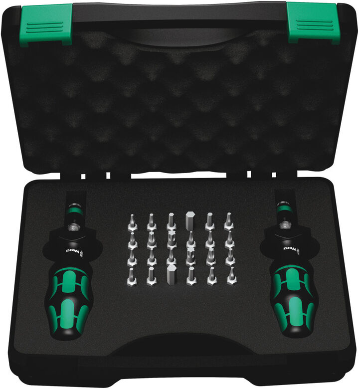 Wera Tools 0.3 - 3.0 Nm 7440/41 Kraftform Torque Screwdriver Set 7pc