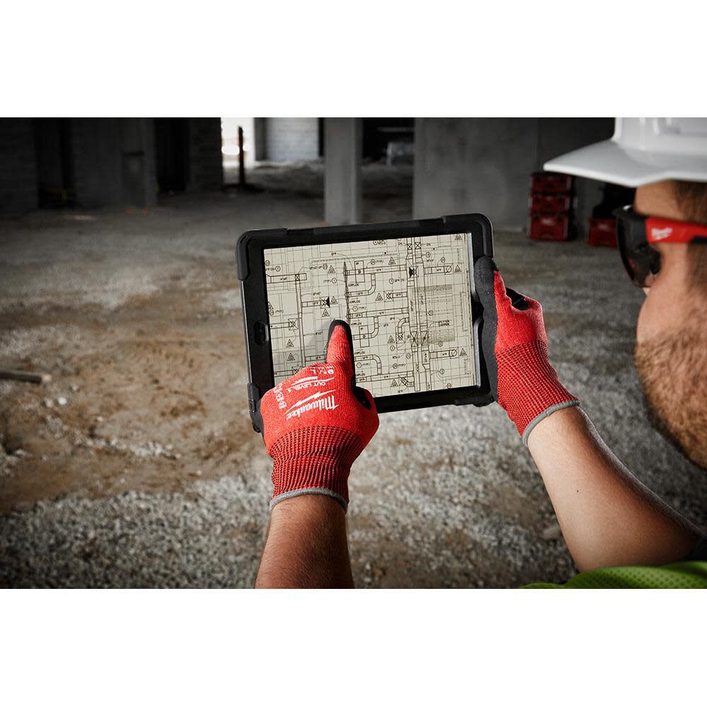 Milwaukee Cut Level 4 Nitrile Gloves Dipped, large image number 10