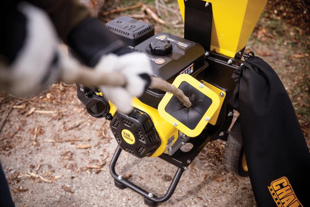 Champion Power Equipment 3in Portable Chipper-Shredder with Collection Bag, large image number 8