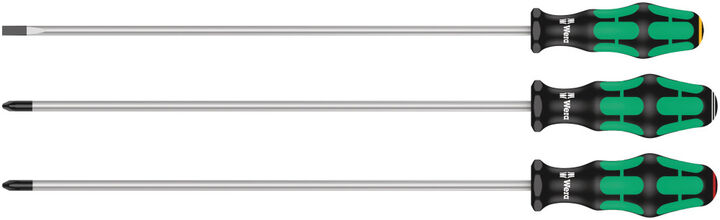Wera Tools 335/350/355/3 Screwdriver Set with Kraftform Plus 3pc