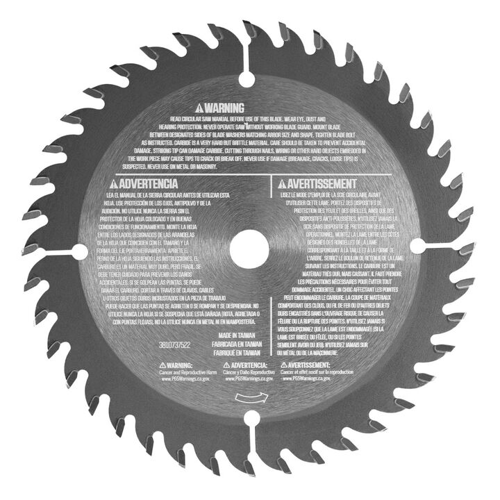 SKIL 4-1/2 Inch 24T and 40T Carbide Circular Saw Blade Set, large image number 5