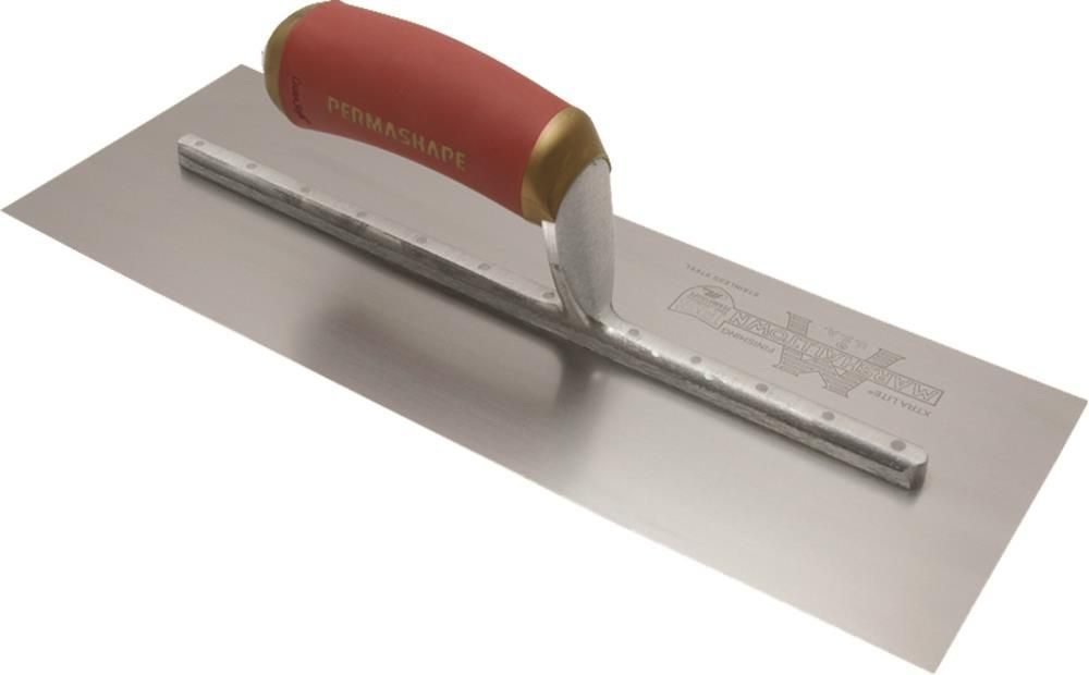 Marshalltown 18 In. x 4 In. PermaShape-DuraSoft Handle Broken-In Trowel, large image number 1