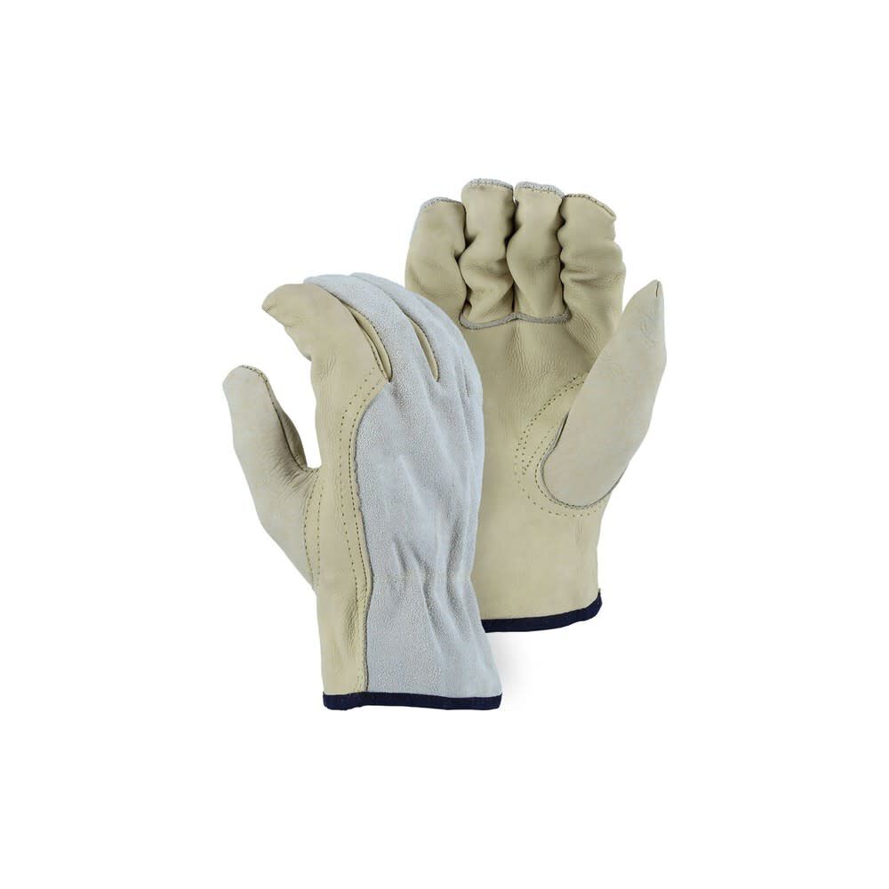 Majestic Glove B Grade Cowhide Drivers Glove Beige 2X, large image number 2