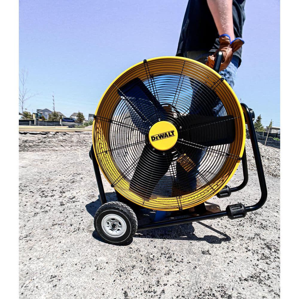 DEWALT 24 Inch Heavy-Duty Drum Fan with 12 Ft Power Cord, large image number 11