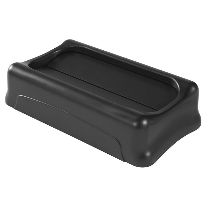 Rubbermaid Slim Jim Swing Lid Black