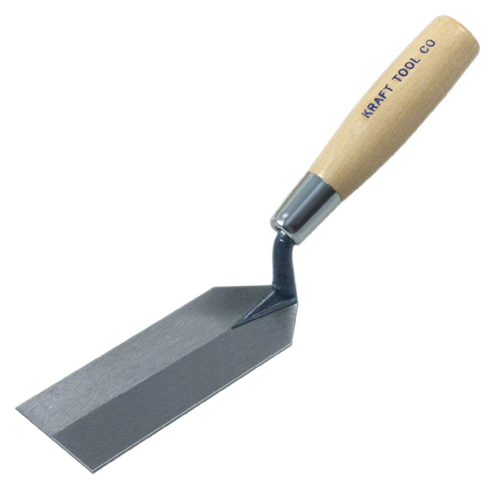 Kraft Tool Co 8 In. x 2 In. Margin Trowel with Wood Handle, large image number 1