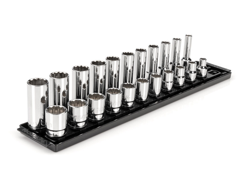 Tekton 1/2 Inch 12 Point Socket Set, 22 Pieces (3/8-1 Inch), large image number 1