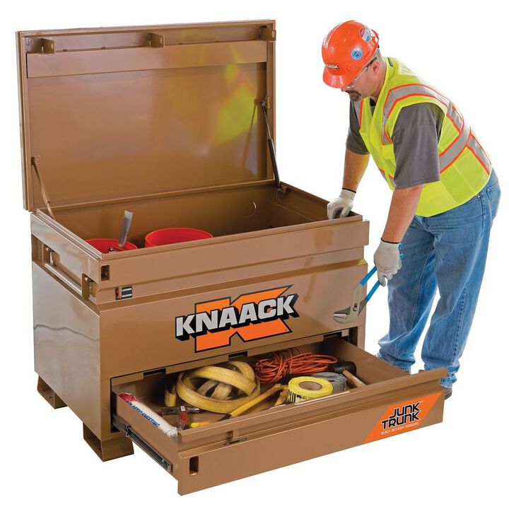 Knaack Model 4830-D 17 Cu-Ft. Steel Chest with KL (Padlock), large image number 16