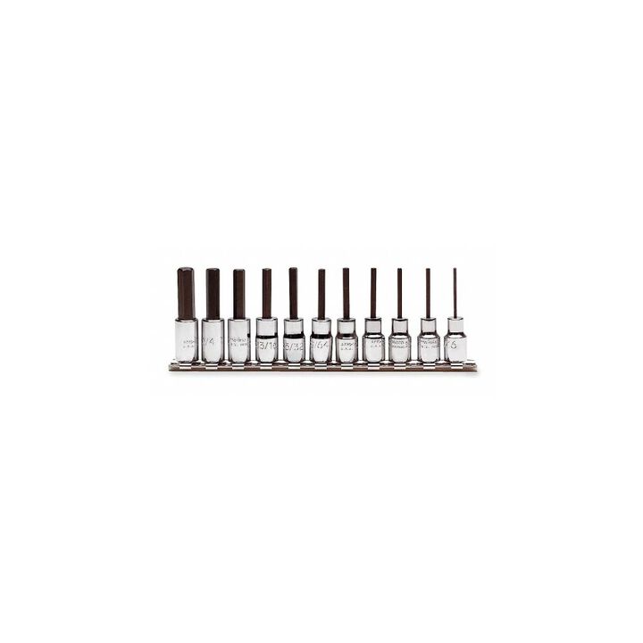 Proto 1/4 in Drive Hex Bit 11 Piece Set
