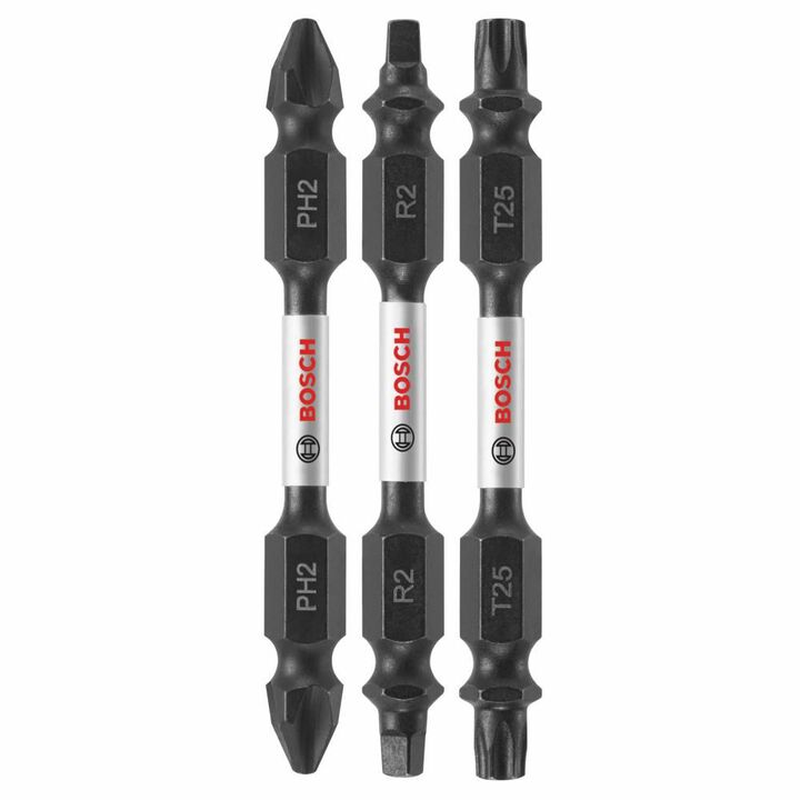 Bosch 3 pc. Impact Tough 2.5 Inch Double-Ended Bit Set