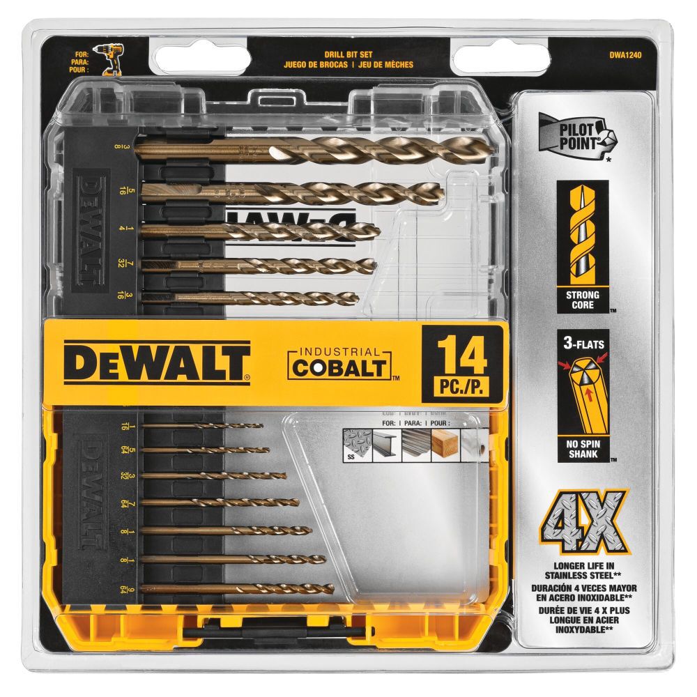 DEWALT Industrial Cobalt Alloy Steel Set with ToughCase+ System, large image number 5