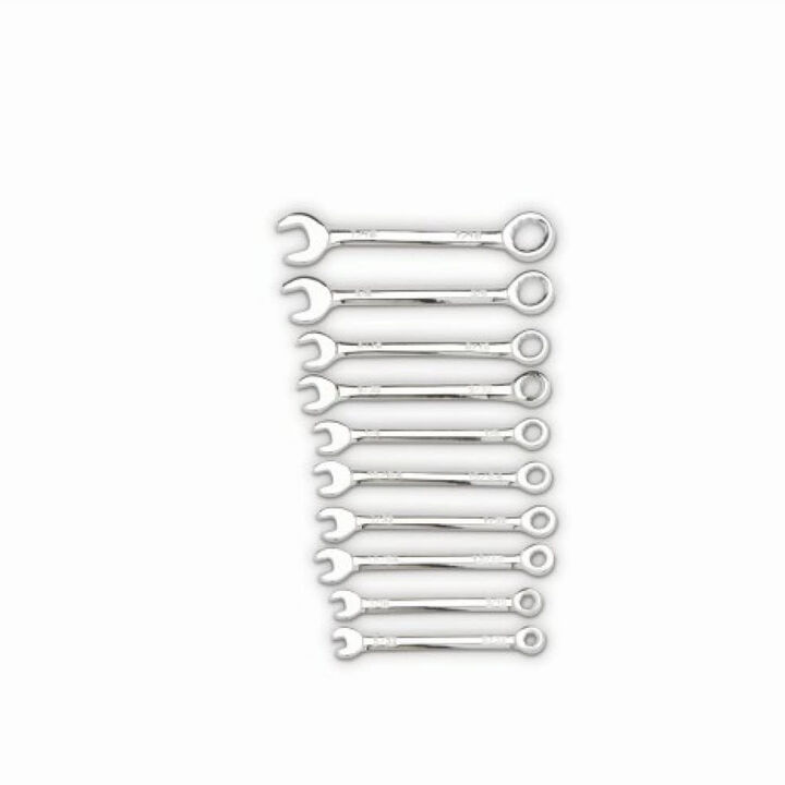 Cougar Pro 10-Piece Steel Metric 4 Millimeter - 11 Millimeter Mini Combination Wrench Set