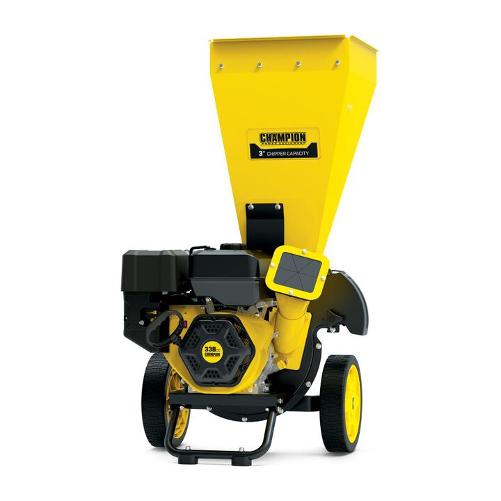 Champion Power Equipment 3in Portable Chipper-Shredder with Collection Bag