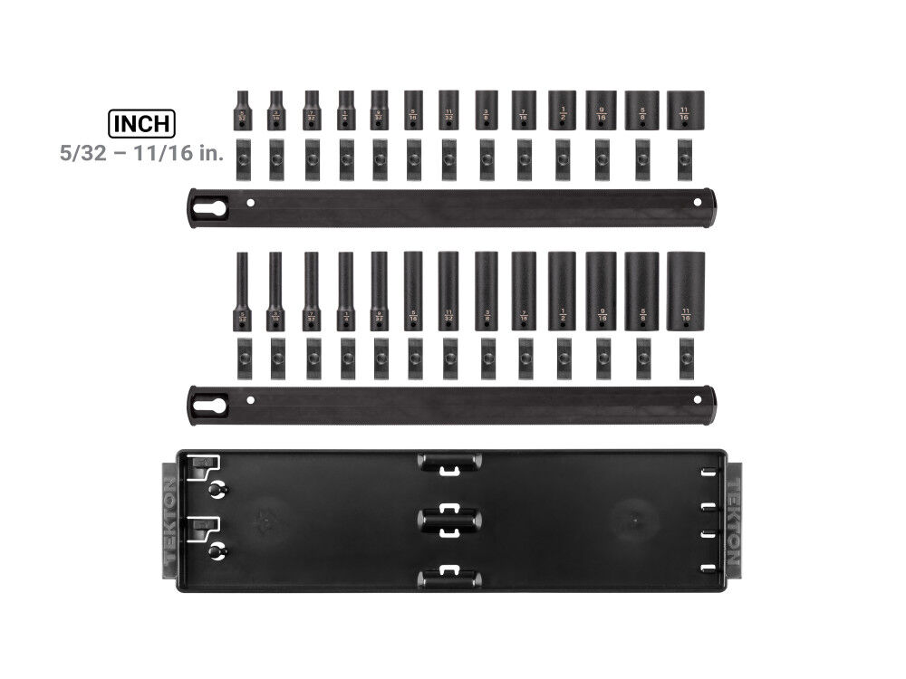 Tekton 1/4 Inch 6 Point Impact Socket Set, 26 Pieces (5/32-11/16 Inch), large image number 5