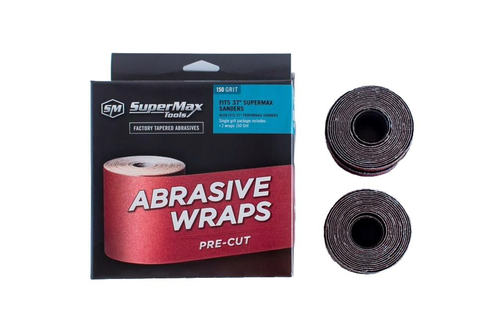 Supermax Tools 120 Grit Pre Cut Abrasives for 37 In. Sander-2-Pack Box, large image number 1