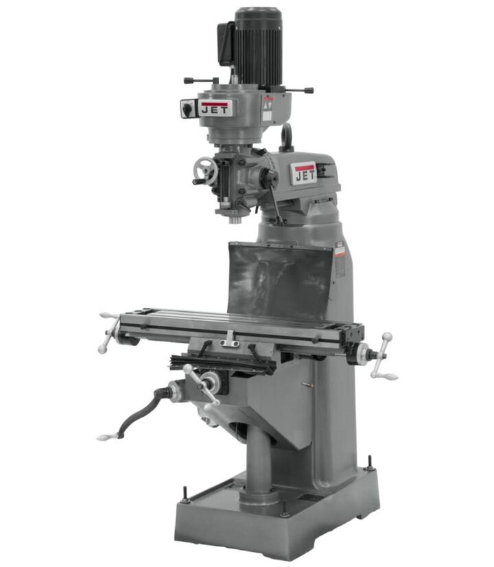 JET JVM-836-1 Step Pulley Milling Machine 115V 1PH
