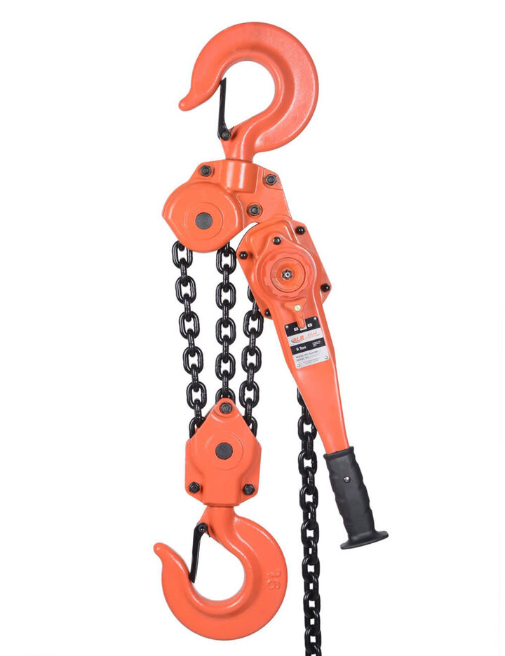 Atlas Lifting and Rigging ALH 9 Ton Lever Chain Hoist 20 Ft. Chain with Overload Protection
