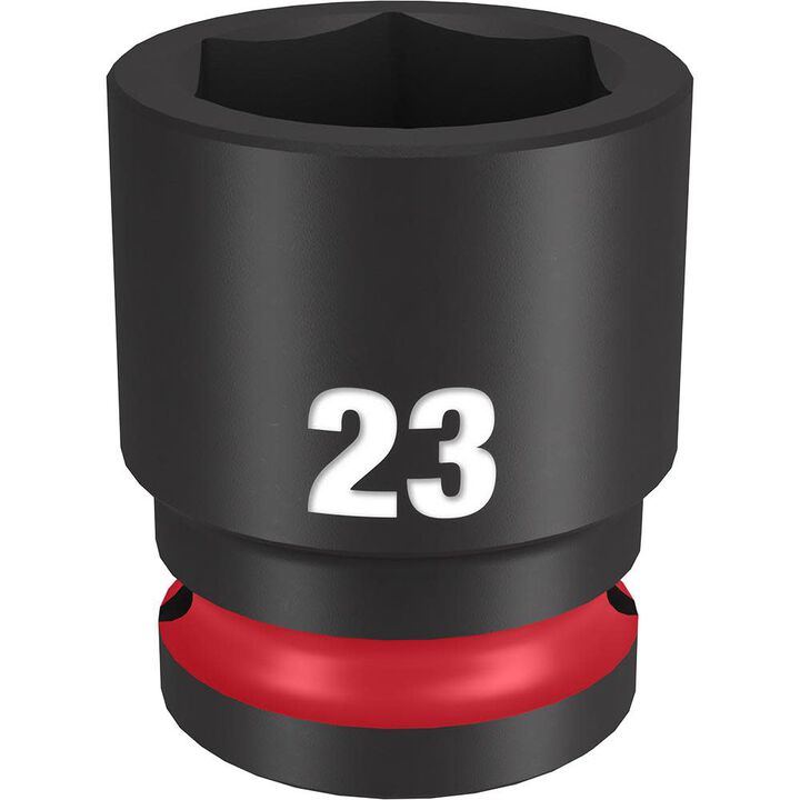 Milwaukee Impact Socket 1/2in Drive 23mm Standard 6 Point