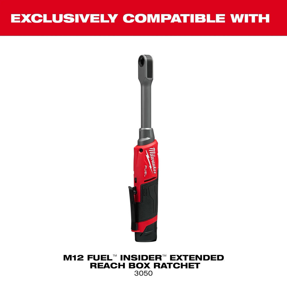 Milwaukee INSIDER Box Ratchet 1/2 Inch and 3/8 Inch Anvil Adapter Bundle, large image number 3