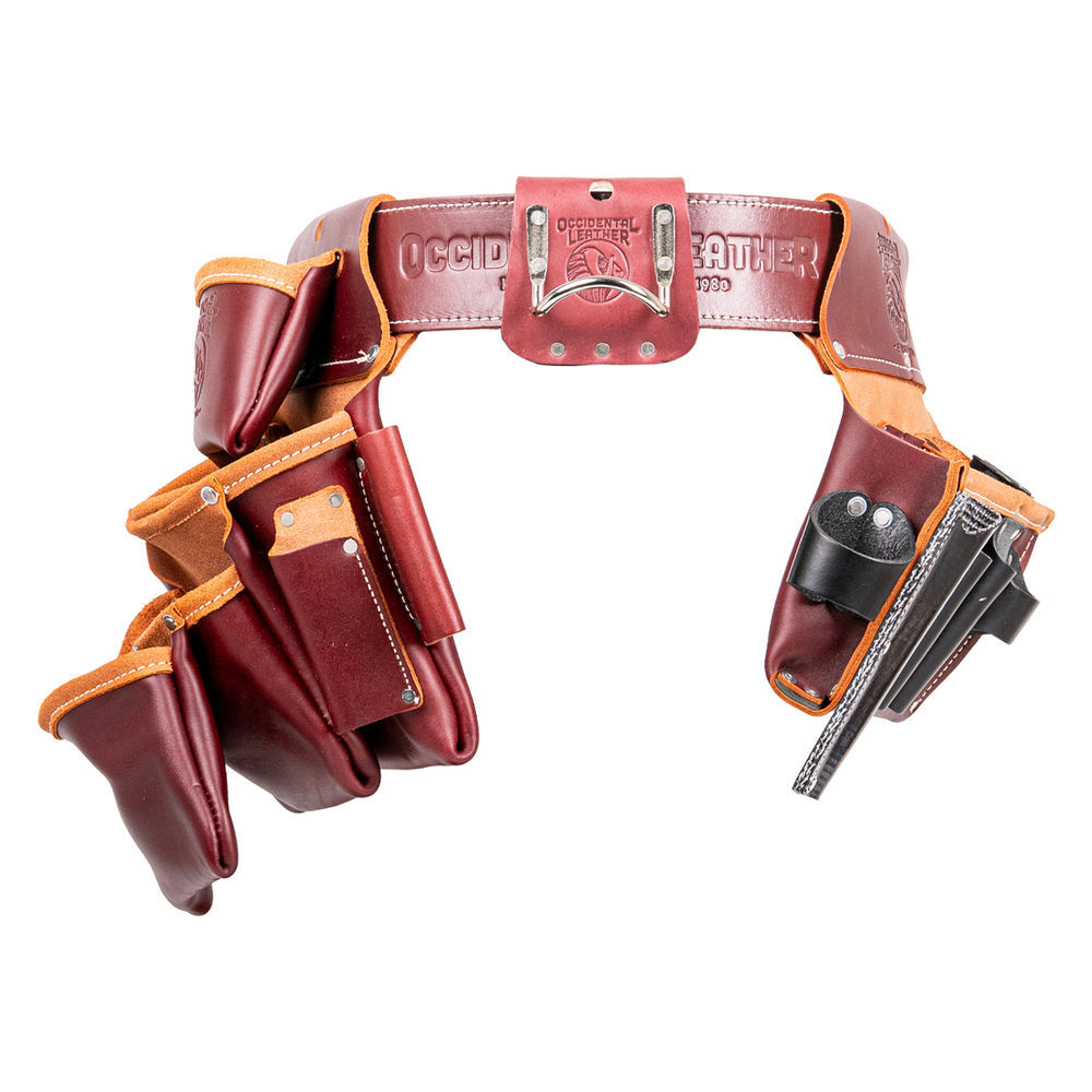Occidental Leather Right Hand Commercial Drywall Tool Belt Setup, Brown, XL, large image number 2