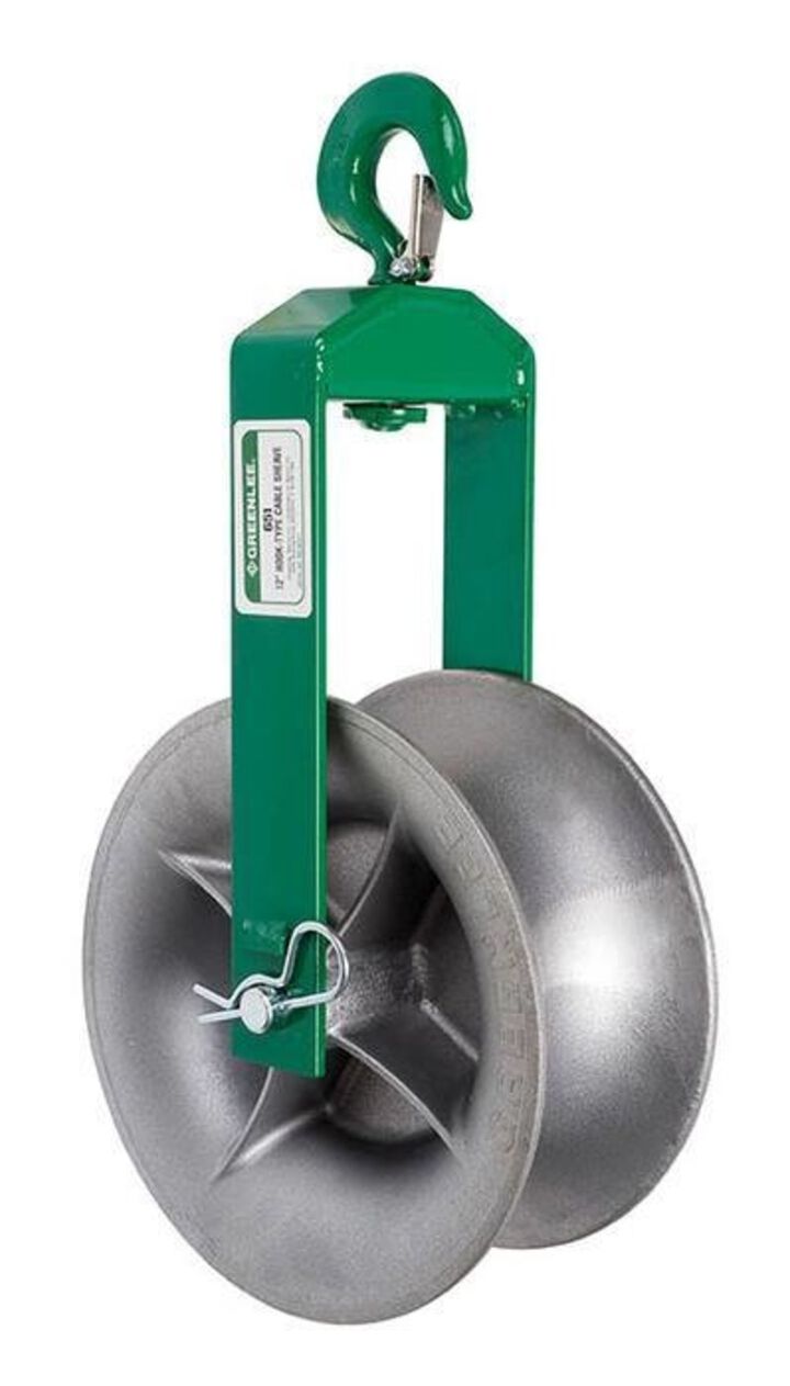 Greenlee 12 Inch Hook-Type Cable Puller Sheave