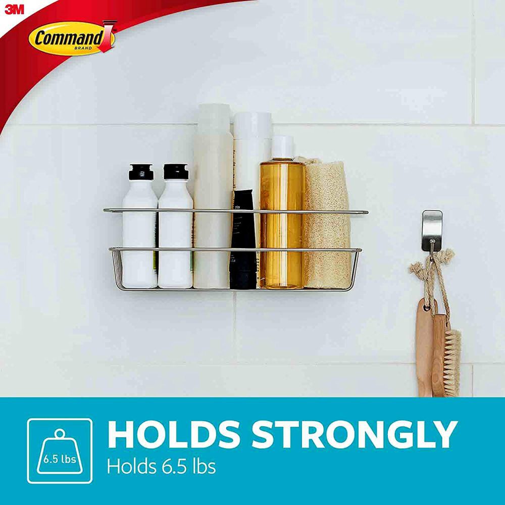 3M Command Satin Nickel Shower Caddy, large image number 3
