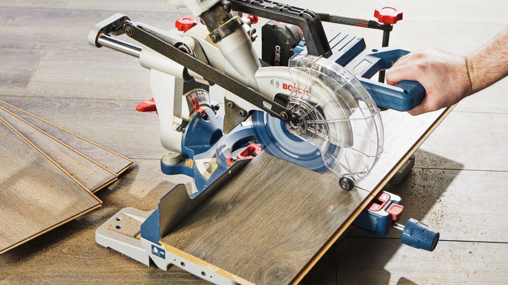 Bosch 18V 7-1/4 Inch Slide Miter Saw Kit - Reconditioned, large image number 9