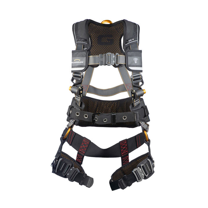 Guardian Fall Protection Full Body Harness with QC Chest/Leg Buckle