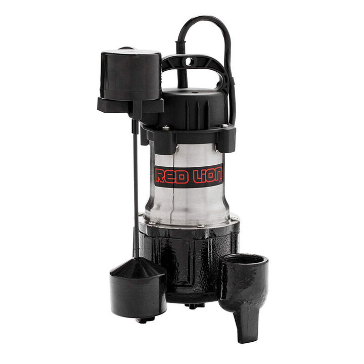 Red Lion 1/2 HP 3450 GPH Submersible Stainless Steel Sump Pump, large image number 1