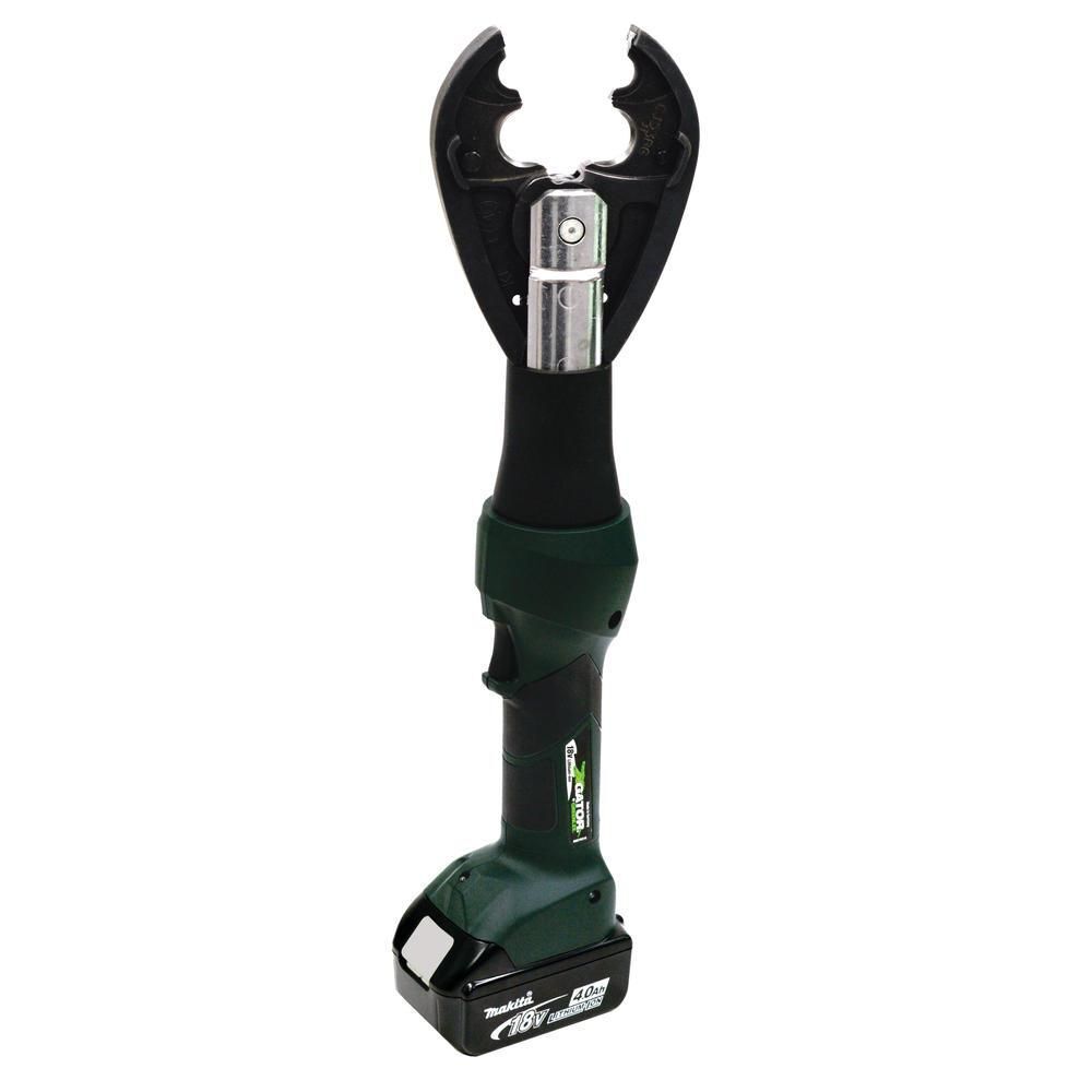 Greenlee 6 Ton Battery Crimper with CJD3 Head Kit, large image number 1