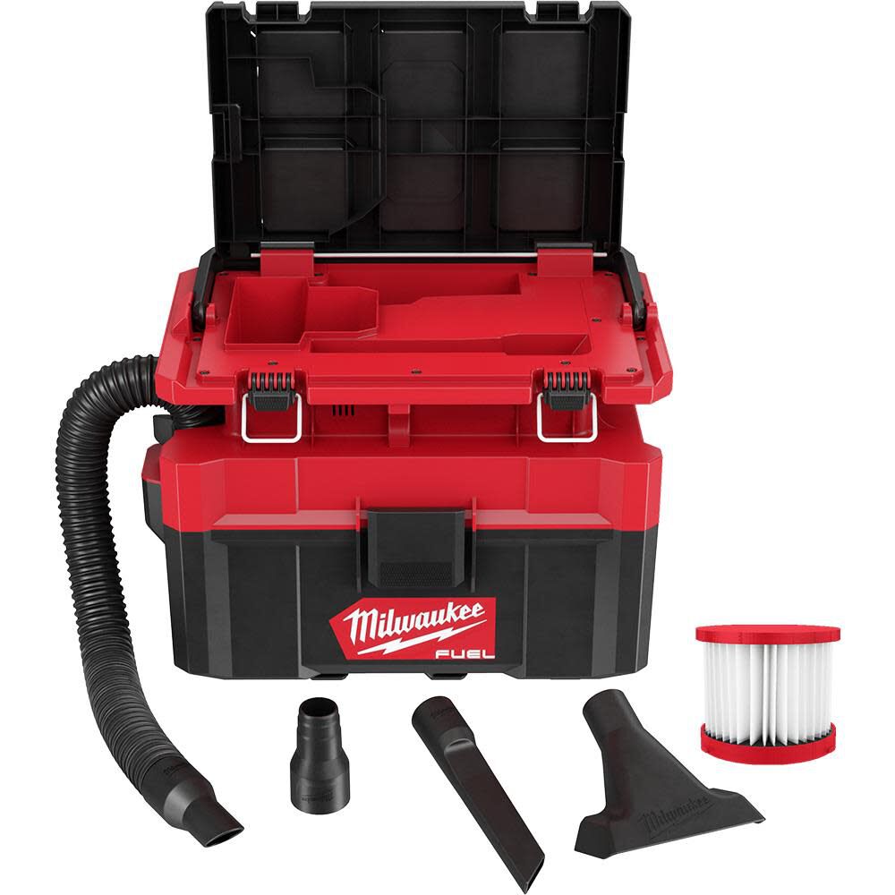 Milwaukee M18 FUEL PACKOUT 2.5 Gallon Wet/Dry Vacuum (Bare Tool), large image number 15
