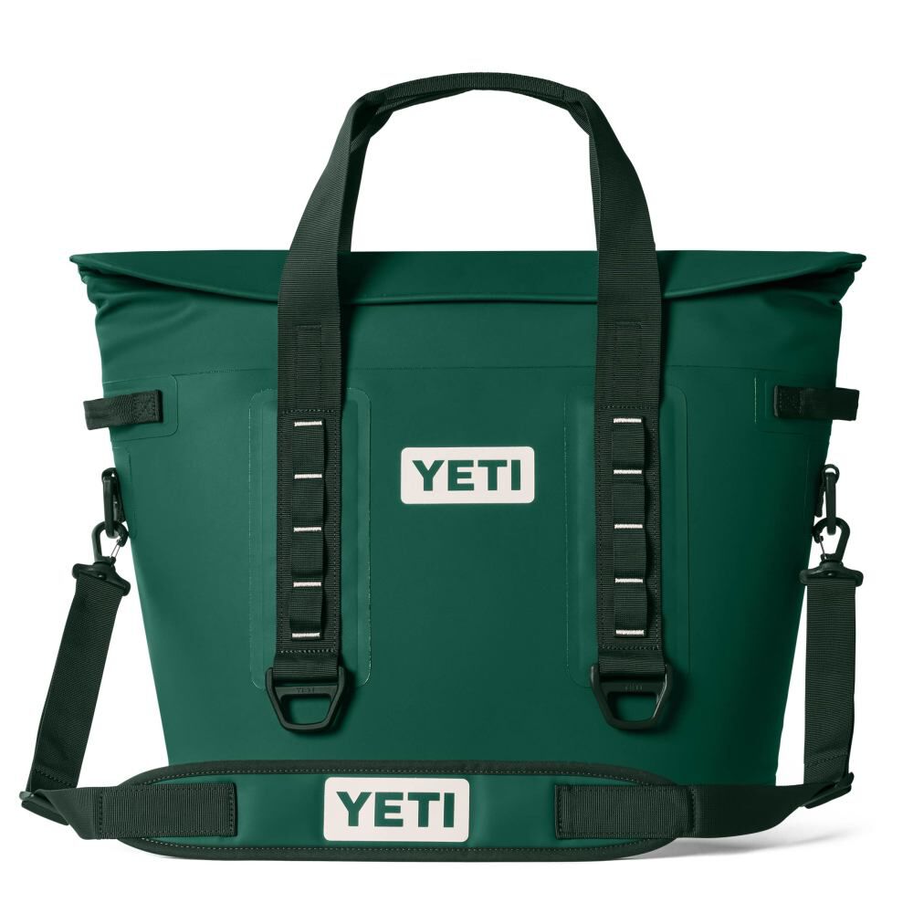 YETI Hopper M30 Tote Soft Cooler Black Forest Green, large image number 1