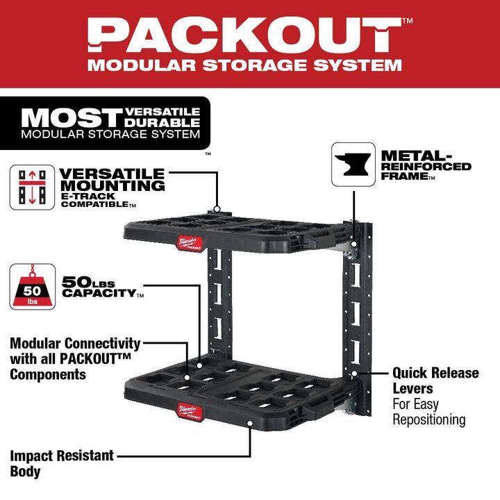 Milwaukee PACKOUT Racking Kit, large image number 2