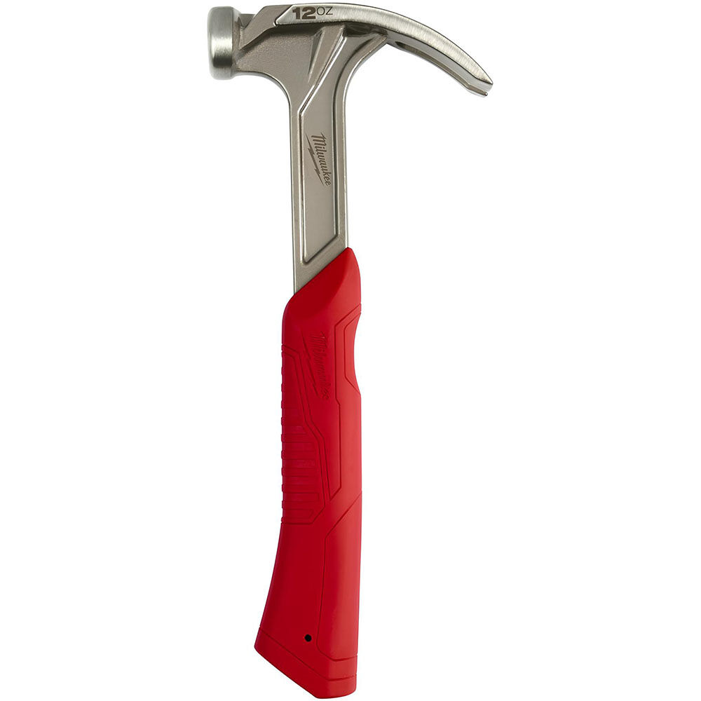 Milwaukee 12oz Smooth Face Hybrid Claw Finish Hammer, large image number 1