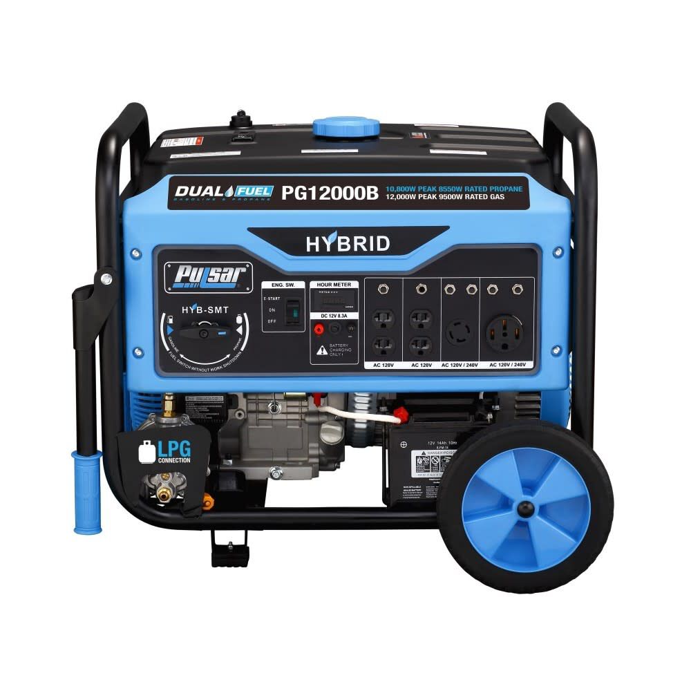Pulsar Products 12,000 Watt Dual Fuel 50-State Portable Generator, large image number 3