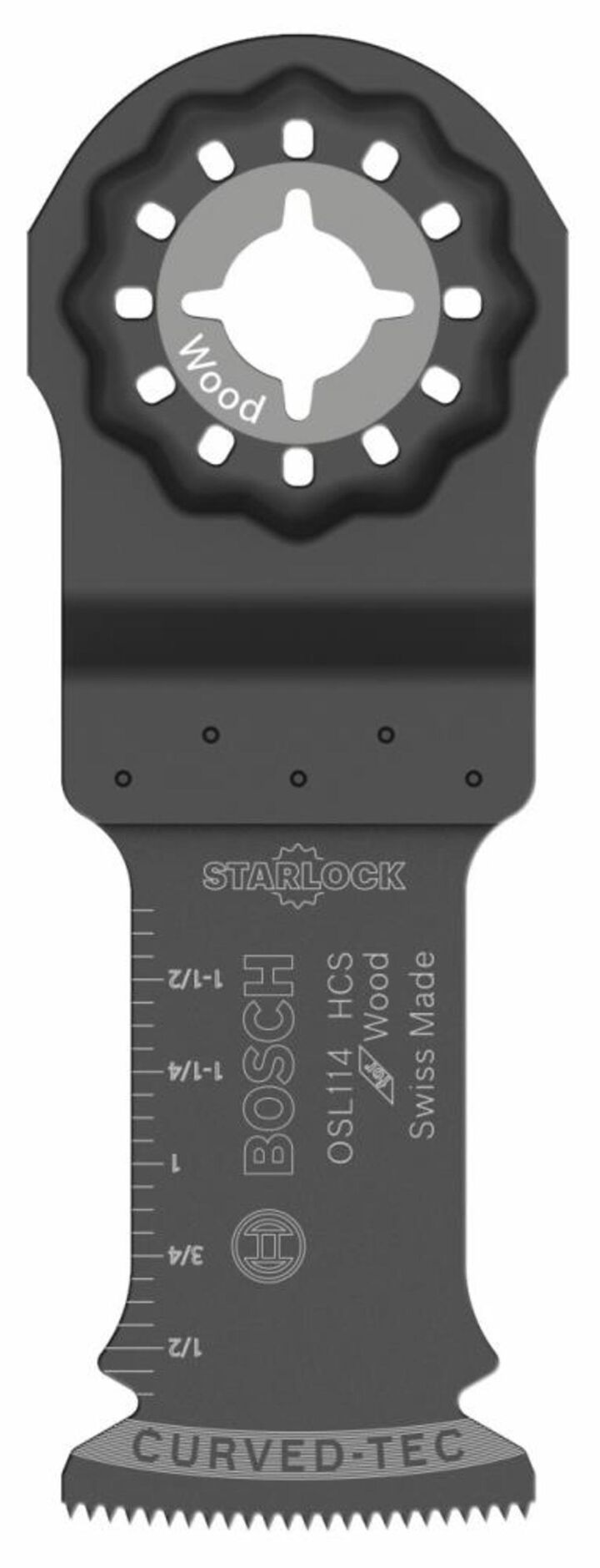 Bosch 1-1/4 Inch Starlock Oscillating Multi Tool High-Carbon Steel Plunge Cut Blade