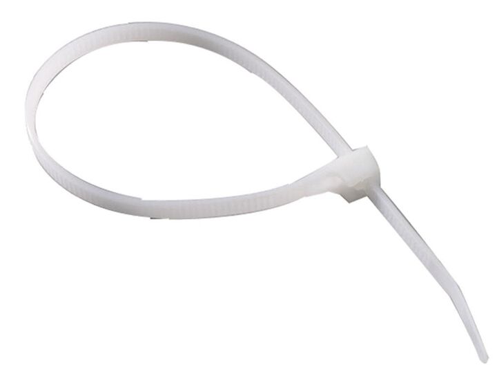 Gardner Bender DoubleLock Cable Tie Natural 8 In. (75lb) 500/Bag